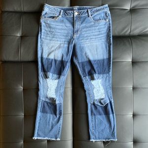 a.n.a skinny ankle jeans